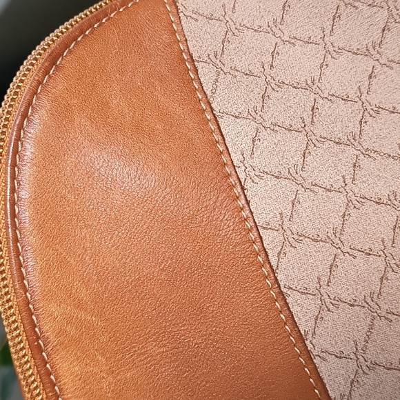 Long Champ Vintage Leather Trim Tote With COA - Picture 5 of 16